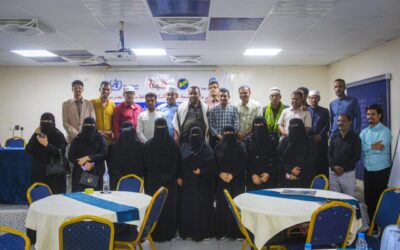 حلقة نقاشية حول التوعية والتثقيف الصحي لقادة الرأي العام بهدف المشاركة في مكافحة حمى الضنك بحضرموت