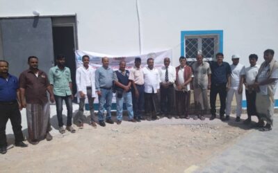 بن مبارك والجدحي يفتتحان مصنع الأكسجين بمستشفى قشن العام بمحافظة المهرة