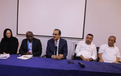 وزير الصحة يحضر لقاء استعراض تدخلات (جافي) ويكرم فريقه الزائر