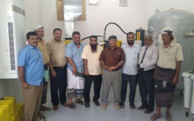 تدشين العمل في مصنع أكسجين مستشفى الشهيد محنف في لودر أبين