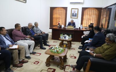 وزير الصحة يلتقي ممثل منظمة الصحة العالمية في اليمن