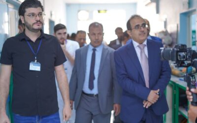 وزير الصحة يتفقد إدارة مركز الأطراف الصناعية في سيئون بحضرموت