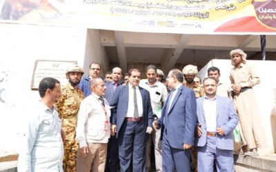 وزير الصحة العامة يزور مستشفى الشهيد محمد هائل والمختبر المركزي في مأرب