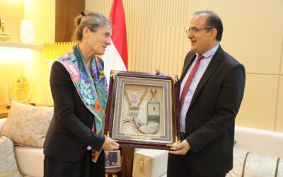 وزير الصحة يلتقي سفيرة مملكة هولندا