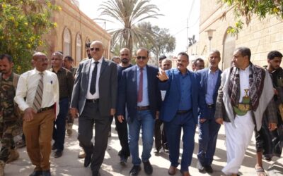 وزير الصحة يزور المنشآت الصحية بتعز ويفتتح أقسام القسطرة والعناية القلبية