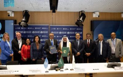 بحضور وزير الصحة مركز الملك سلمان ومنظمة الصحة العالمية يوقعان اتفاقية بمشاريع صحية لبلادنا