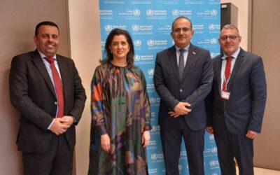 وزير الصحة يناقش مع منظمة الصحة العالمية انشاء مصانع تغذية علاجية باليمن