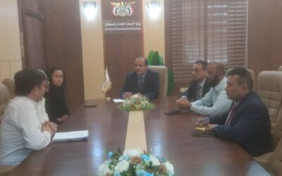 وزير الصحة يلتقي المدير القُطري لمنظمة هانديكاب