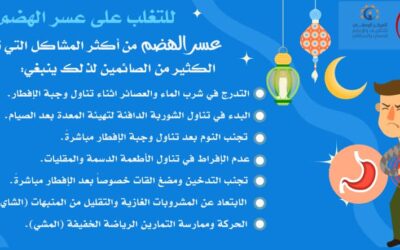 عسر الهضم في رمضان